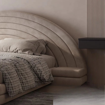 Double Headboard Bed Luxury Nightstands Nordic Frame Design Bed Children Bedroom Multifunctional Camas Matrimonial Furnitures