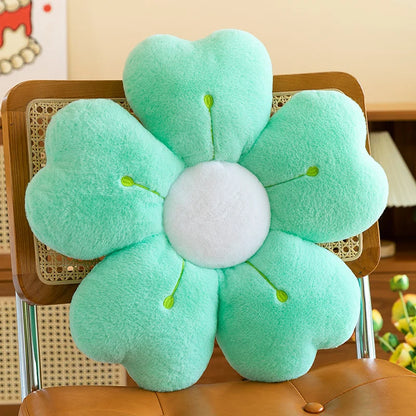 Plush Pillow Comfortable Daisy Flower Shaped