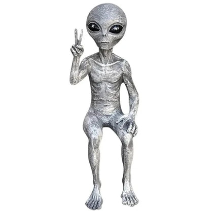 Outdoor Space Alien Statues