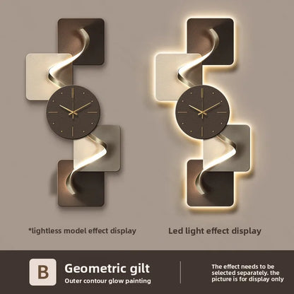 Modern Geometrical Wall Clock