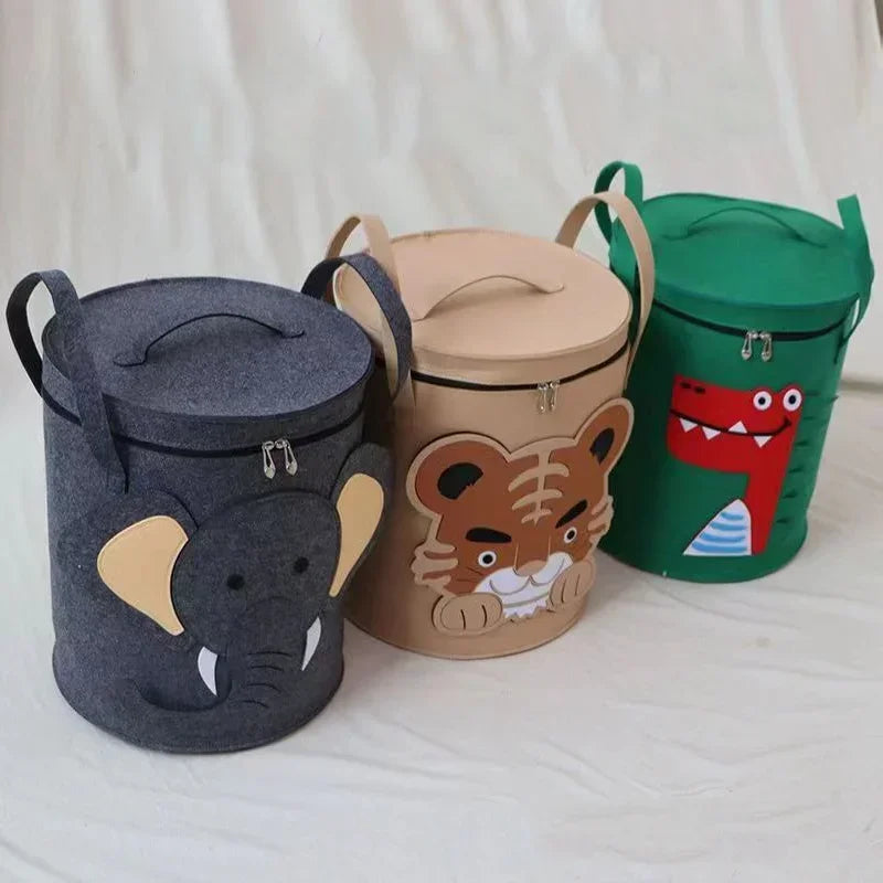 Cartoon Animal Storage Baskets