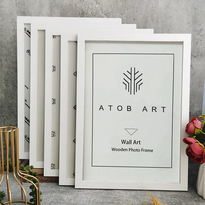 5Pcs Wooden Photo Frames