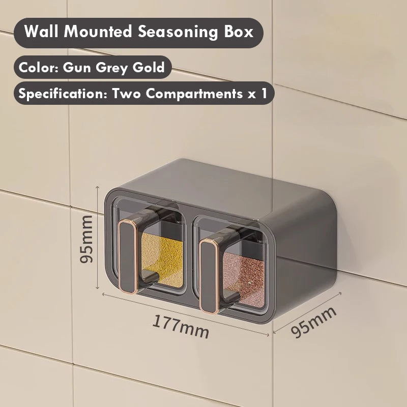 Kitchen Seasoning Storage Rack Combination Set