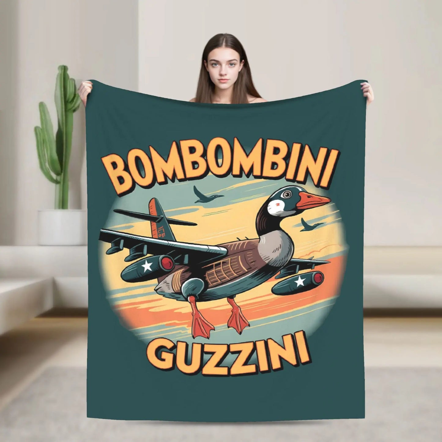 Italian Brainrot Meme Funny Blankets