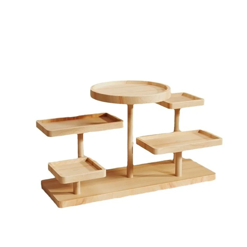 Small Wooden Standing Shelf Great for Jewerly or Small Collections