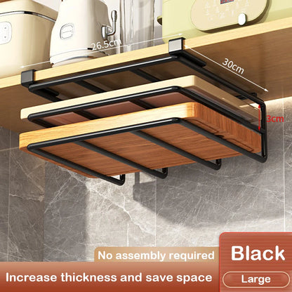 Kitchen Under Cabinet Basket Storage Shelf