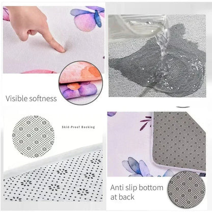 Indoor/Outdoor Boho Washable Area Rugs