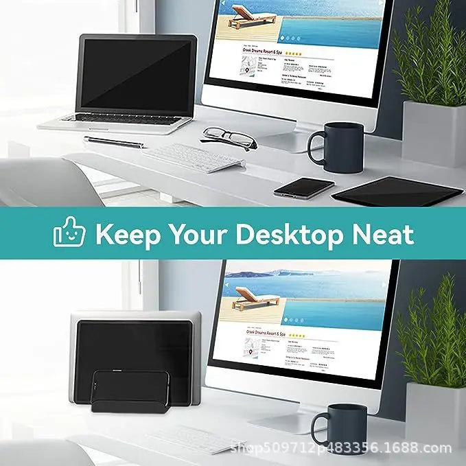 Office Laptop Stand Vertical Storage