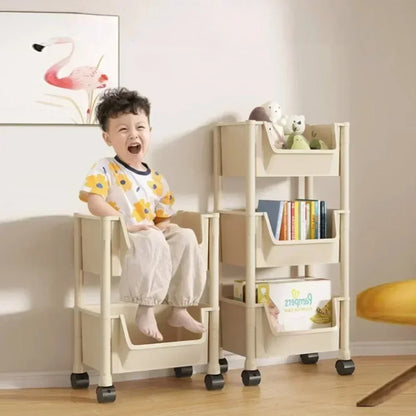 2/3/4/5 Tier Mobile Storage Rack
