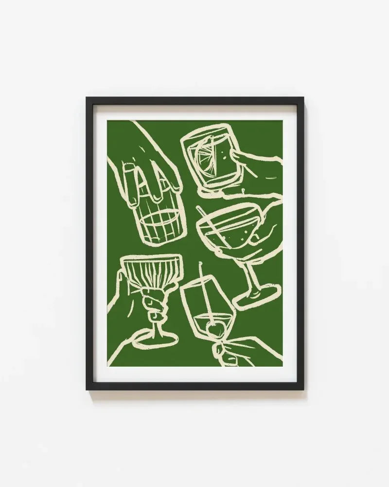 Wine Glass Alcohol Poster