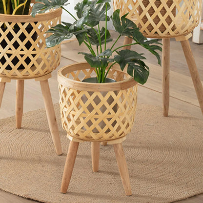 Hand Woven Flower Pot