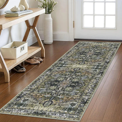 Vintage Persian Runner Rug,