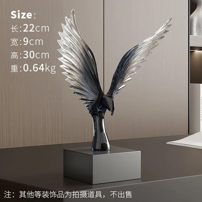 Creative Decor Eagle Sculptures in Three Colors.