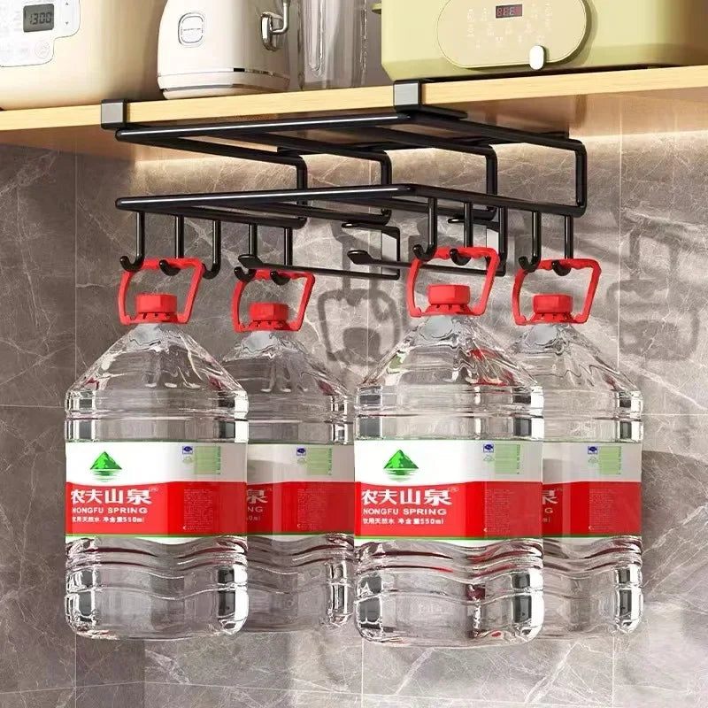 Kitchen Under Cabinet Basket Storage Shelf