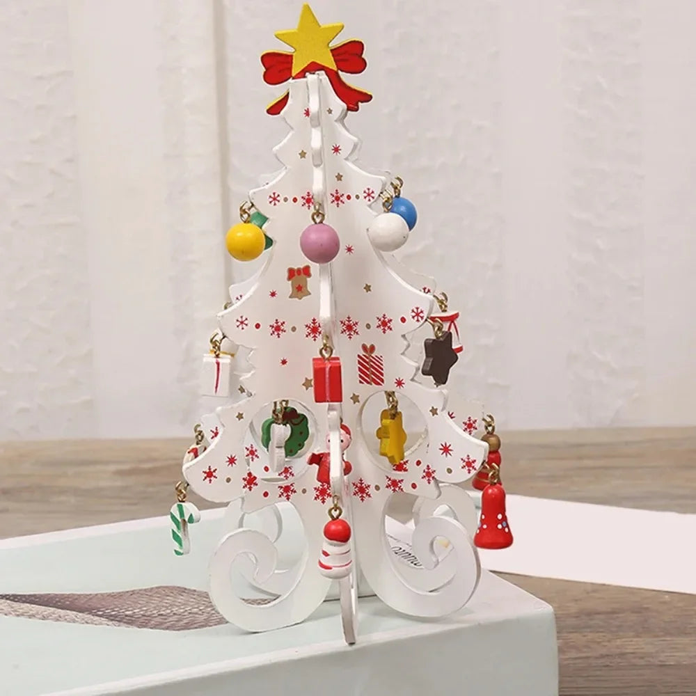Creative Wooden Christmas Tree Ornament