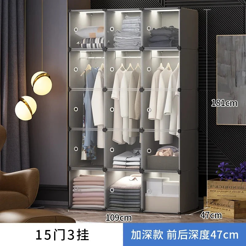 Space Saving Modular Closet Small Shelves