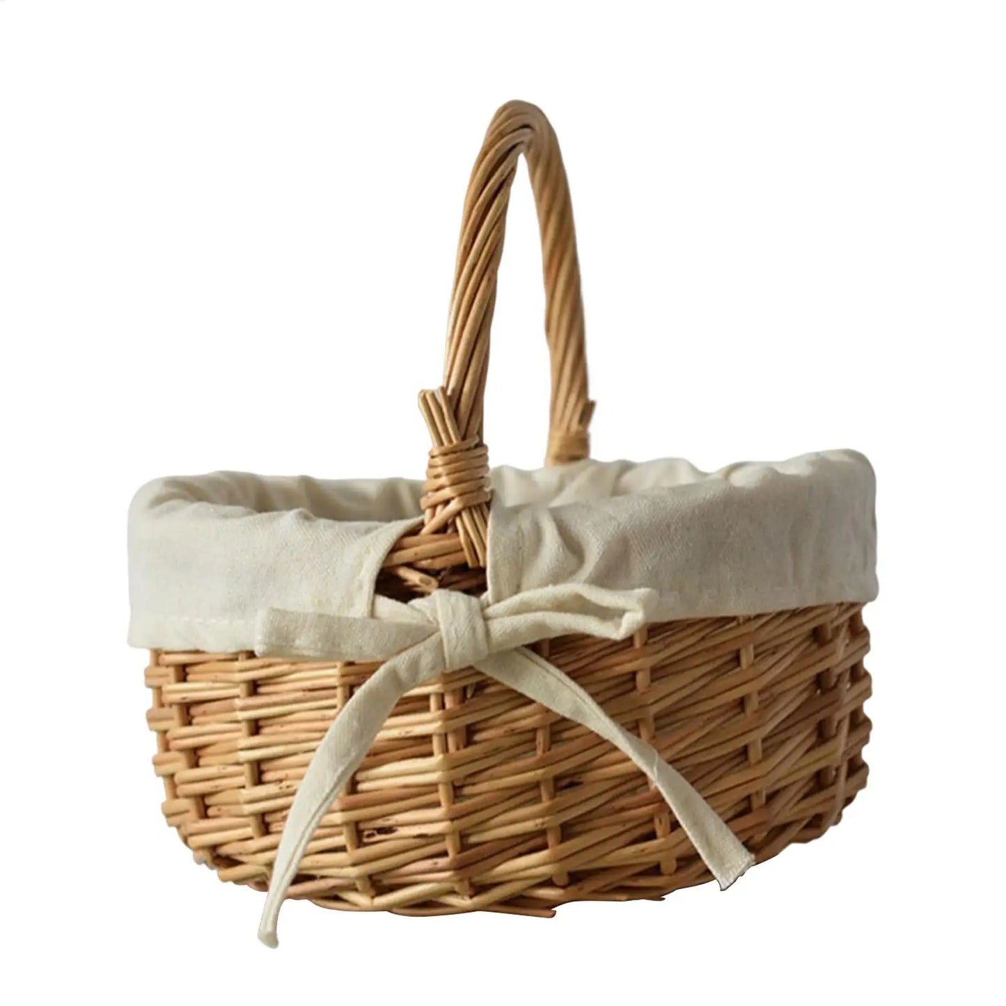 Woven Basket with Handle