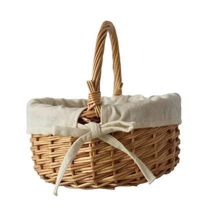 Woven Basket with Handle