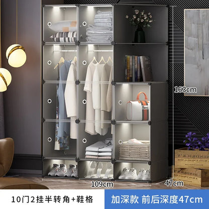 Space Saving Modular Closet Small Shelves