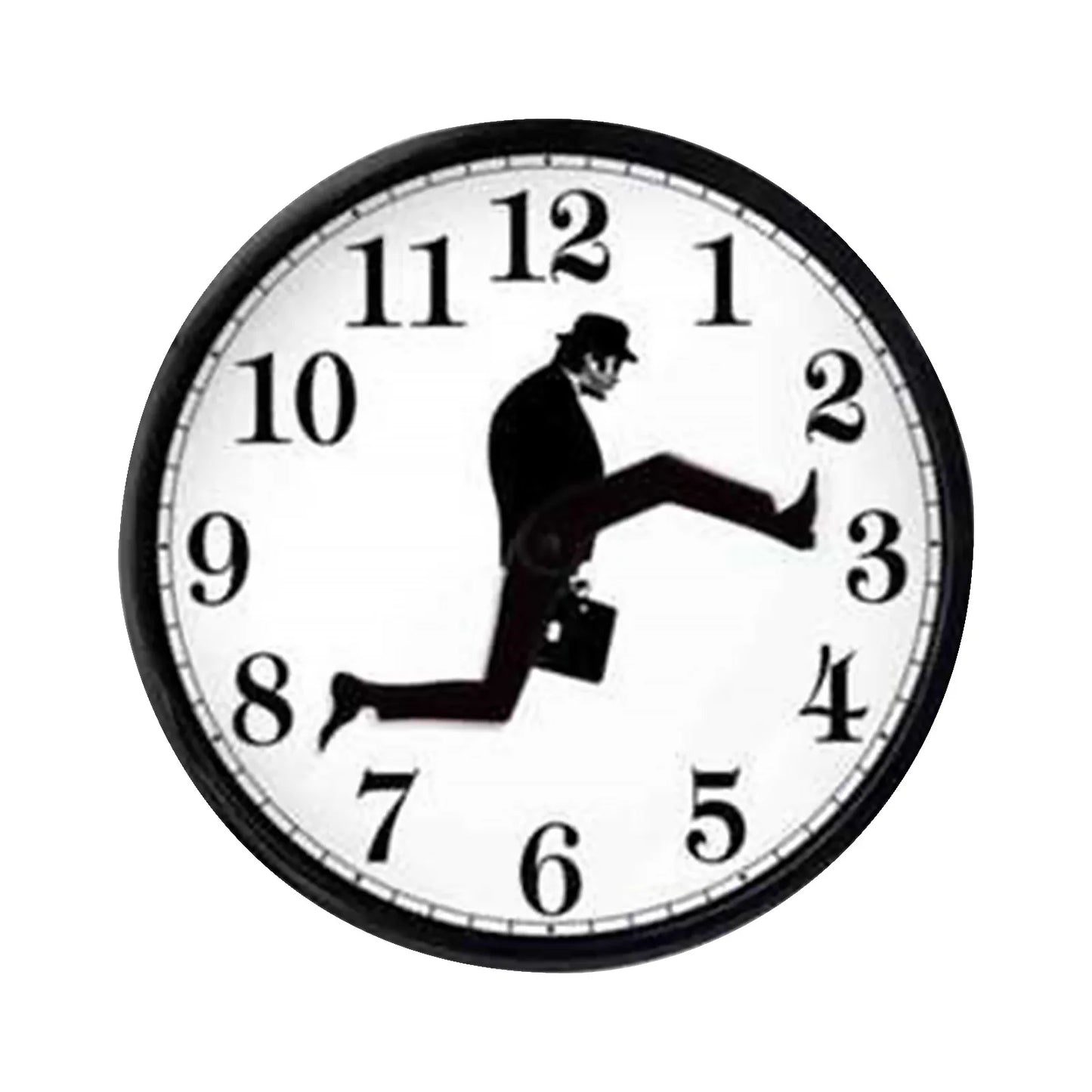 British Running Man Clock