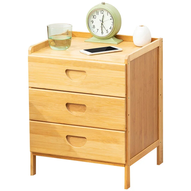 Bedside Nightstand Solid Wood