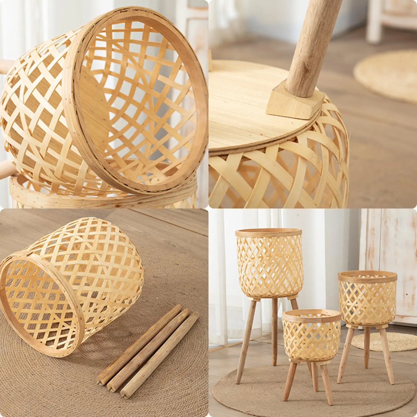 Hand Woven Flower Pot