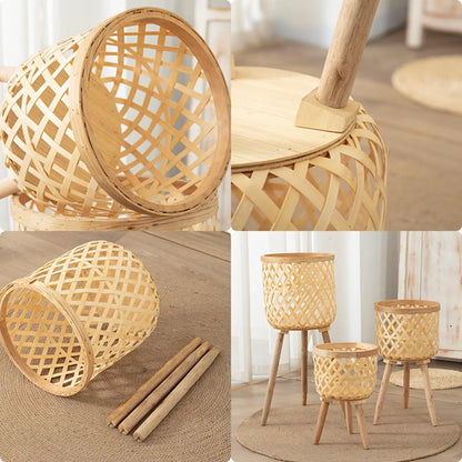 Hand Woven Flower Pot