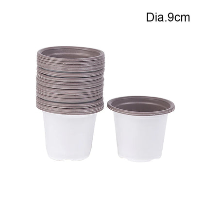 Two-color Thickened Plastic Seedling Pots