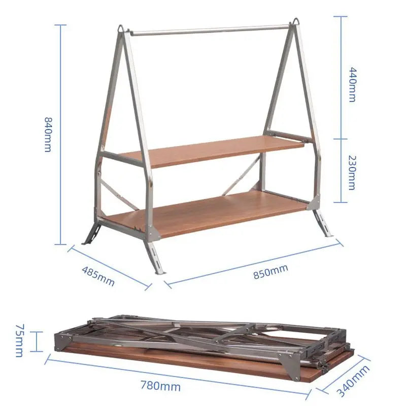 Outdoor Camping Storage Shelf