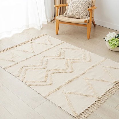 Nordic Cotton Linen Rug