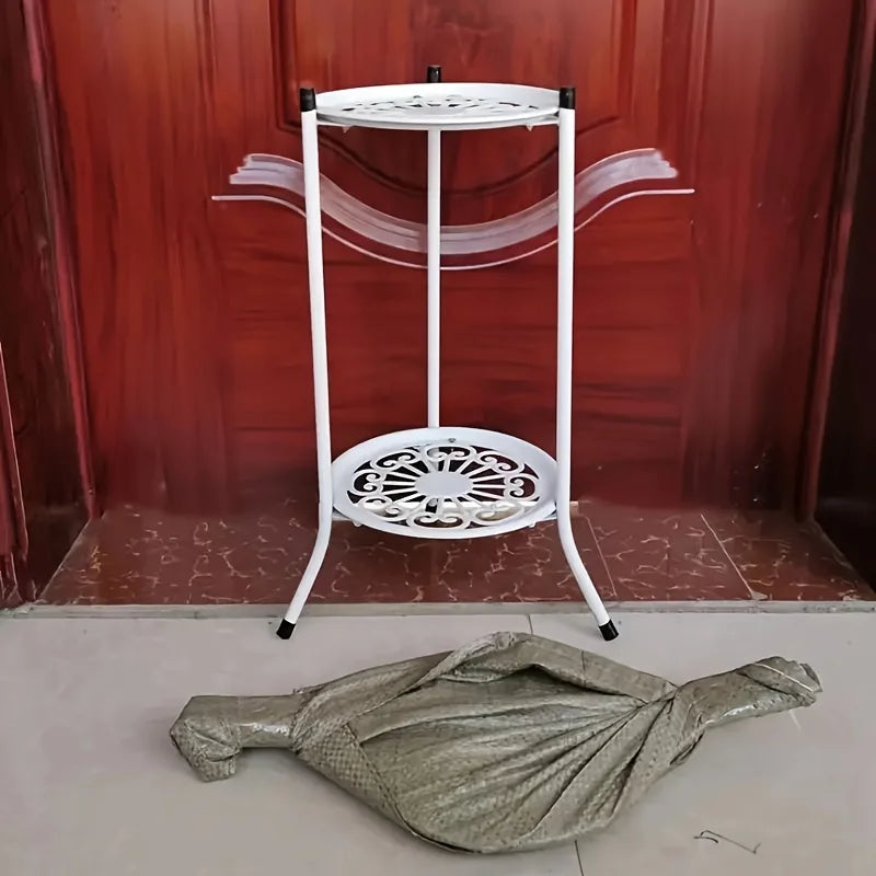 2-Tiered Tall Plant Stand