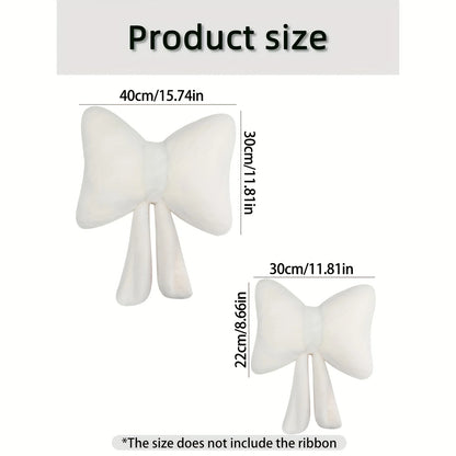 1pc Simple Pink Bow Shaped Pillows