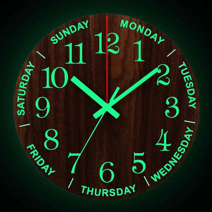 Luminous 12 inch Wall Clock