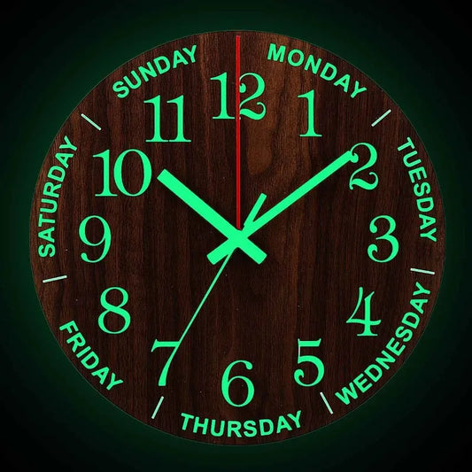 Luminous 12 inch Wall Clock