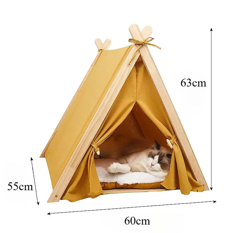 Pet Tent House Foldable and Portable for Small Pets