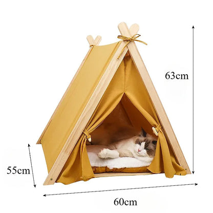 Pet Tent House Foldable and Portable for Small Pets