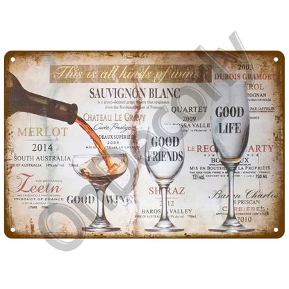 Retro Alcohol Brand Signs