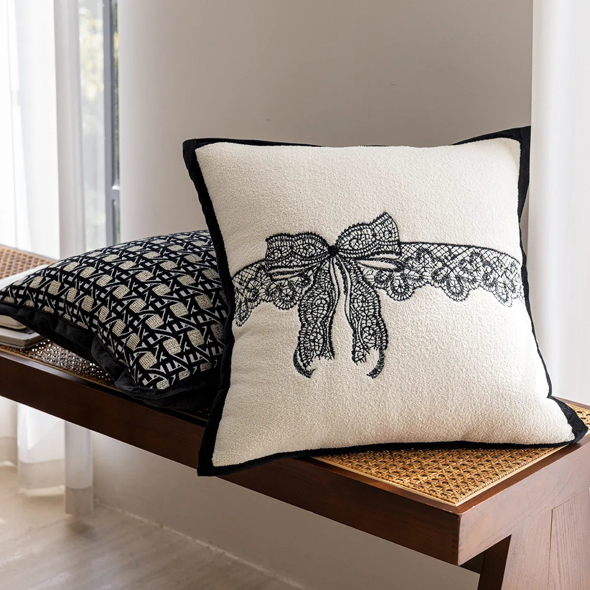Nordic Black White Cushion Cover