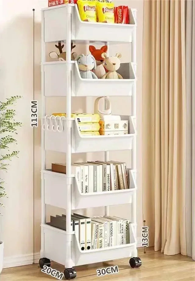 2/3/4/5 Tier Trolley Shelf