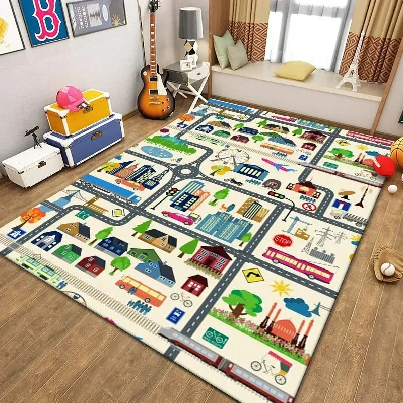 Cartoon Game Area Rug