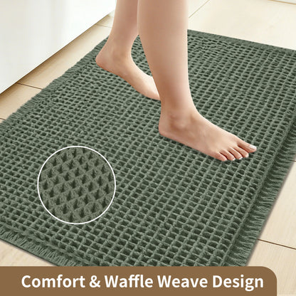 Waffle Bathroom Rugs