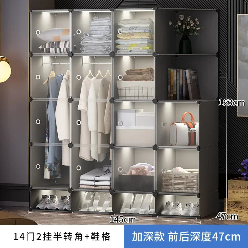 Space Saving Modular Closet Small Shelves