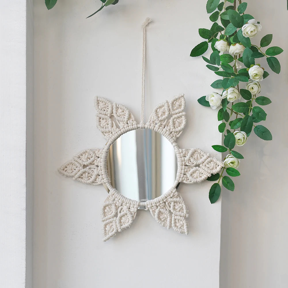 Macrame Mirror Wall Decorations