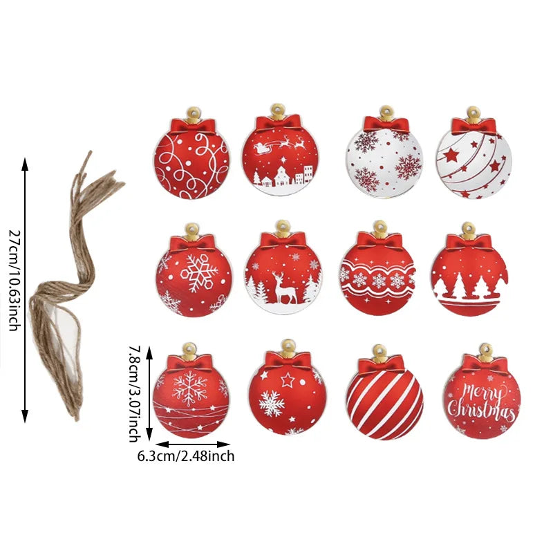 2025 Wooden Christmas Ornaments