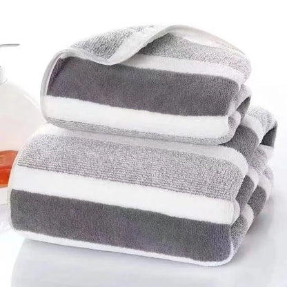 Striped Bath Towel Set