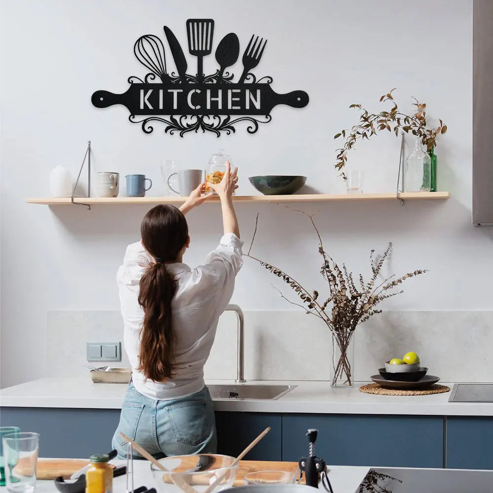 Kitchen Metal Decor