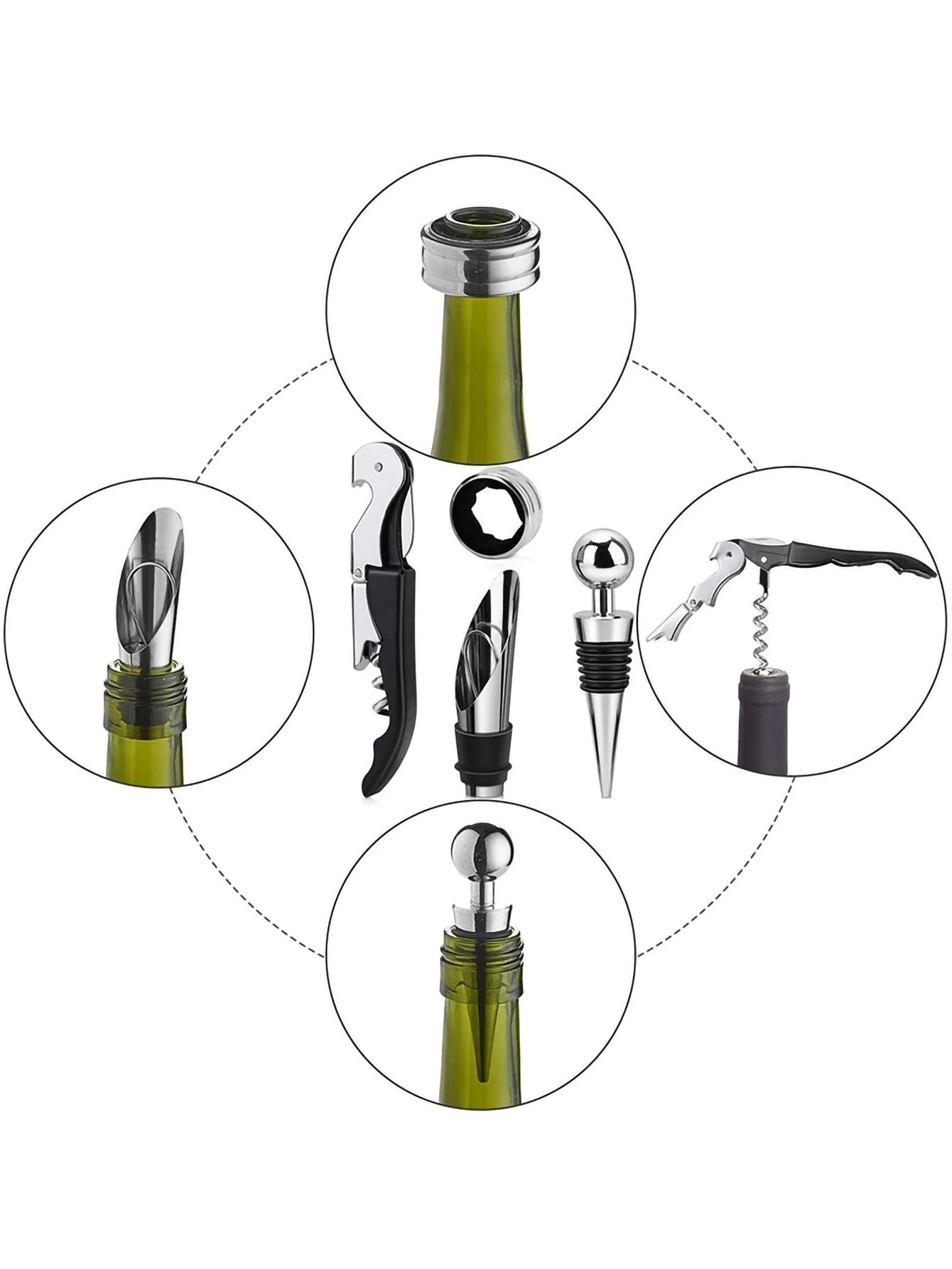Wine Aerator Pourer Set,