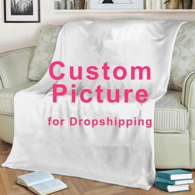 Custom Flannel Throw Blanket