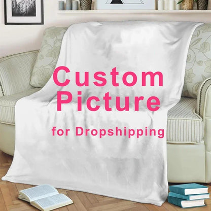 Custom Flannel Throw Blanket