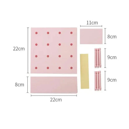 Plastic Peg type Wall Rack